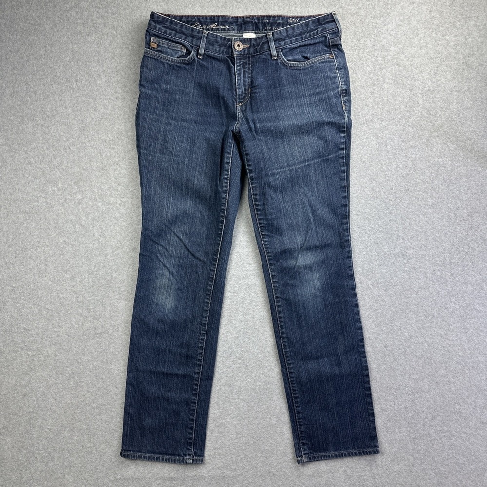 Eddie Bauer Womens Curvy Slim Straight Jeans Size 10